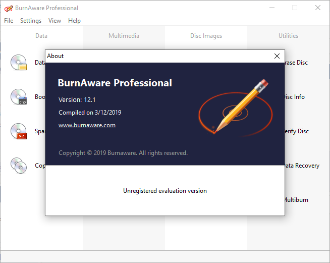 burnaware professional portable download